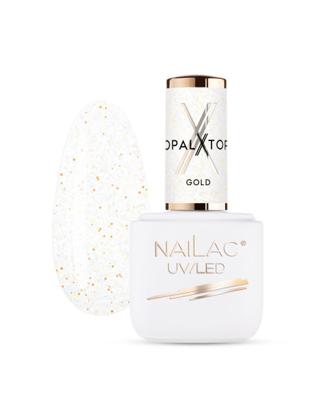 Top hybrydowy OpalX Top Gold NaiLac 7ml