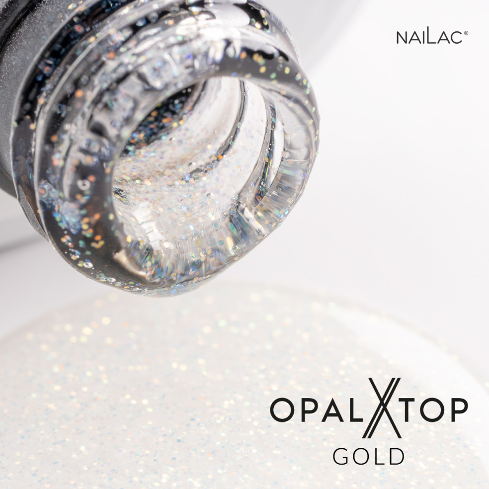 Top hybrydowy OpalX Top Gold NaiLac 7ml Top hybrydowy OpalX Top Gold NaiLac 7ml