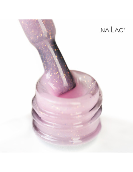 Hybrid top coat OpalX Top Blush Gold NaiLac 7ml