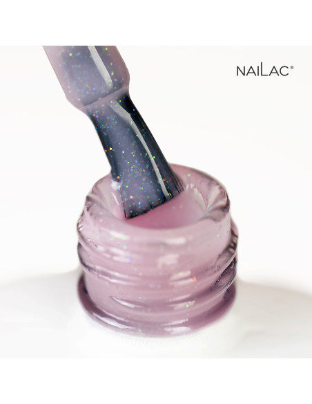 Top hybrydowy OpalX Top Blush Holo NaiLac 7ml