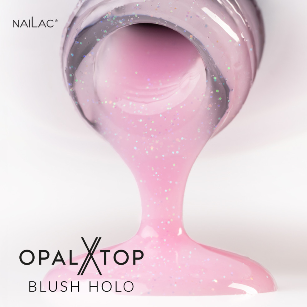 Hybrid top coat OpalX Top Blush Holo... Hybrid top coat OpalX Top Blush Holo...