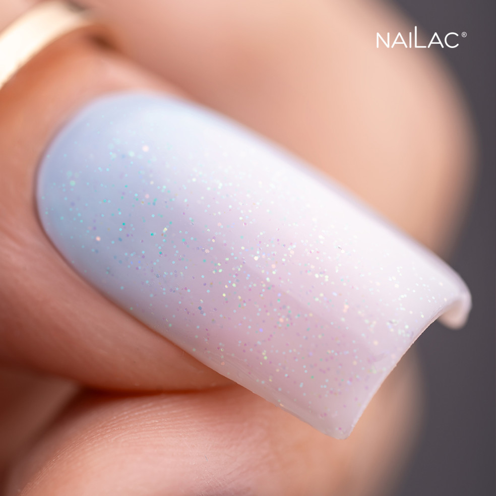 Top hybrydowy OpalX Top Blush Holo NaiLac 7ml