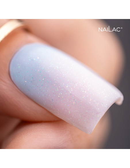 Hybrid top coat OpalX Top Blush Holo NaiLac 7ml