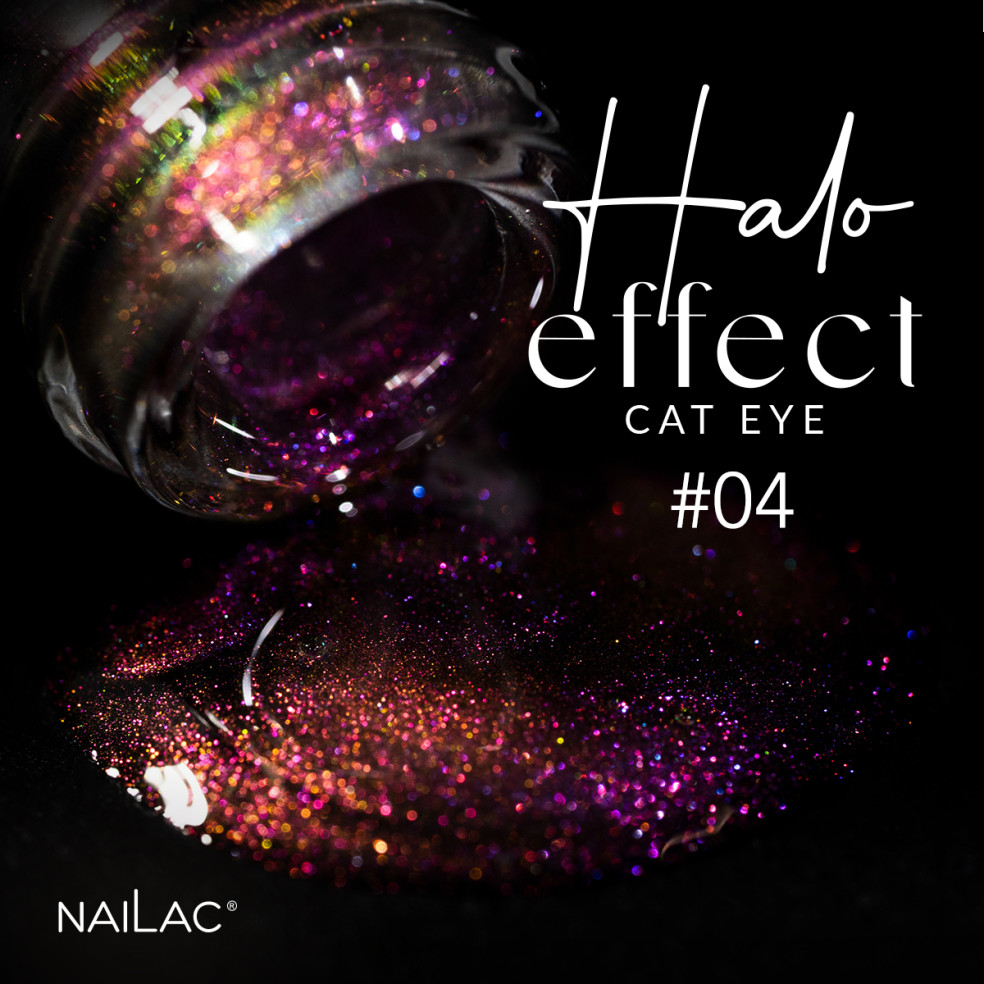 Wielokolorowy lakier hybrydowy cat eye Wielokolorowy lakier hybrydowy cat eye
