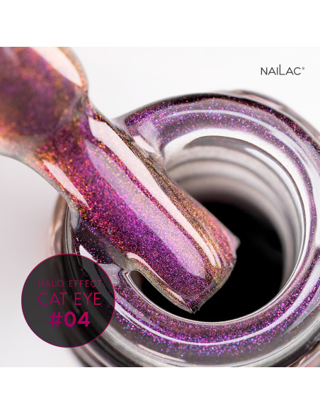 Lakier hybrydowy Halo Effect Cat Eye #04 NaiLac 7ml