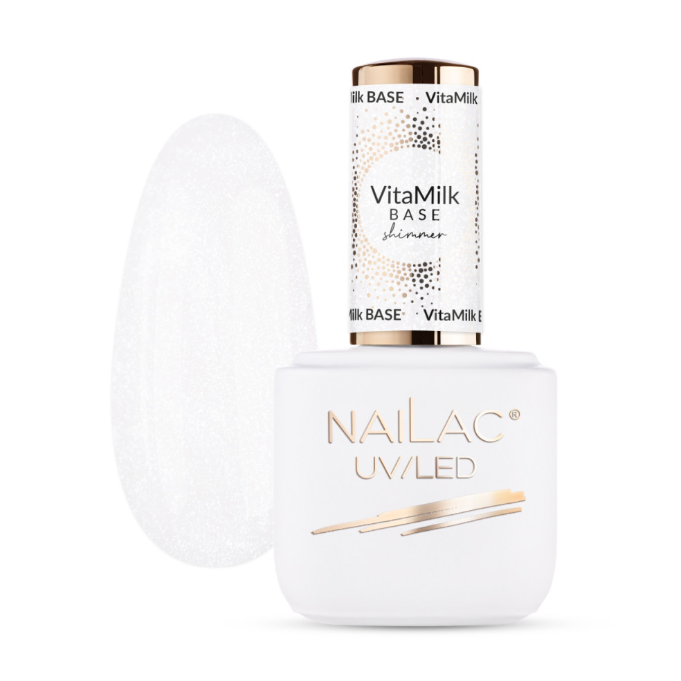 Baza hybrydowa VitaMilk Base Shimmer NaiLac 7ml