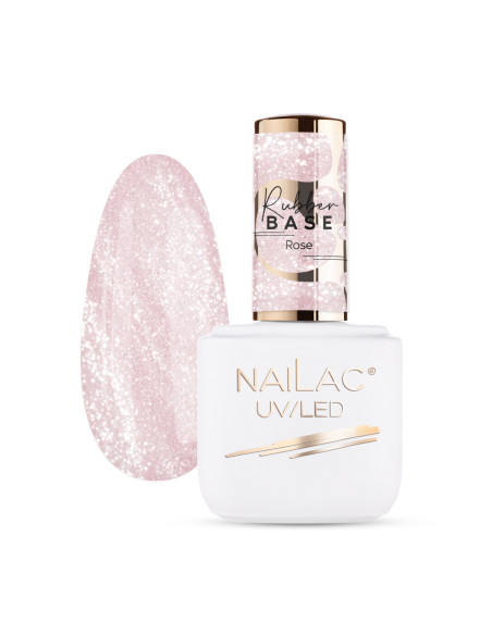 Rubber base Rose NaiLac 7ml