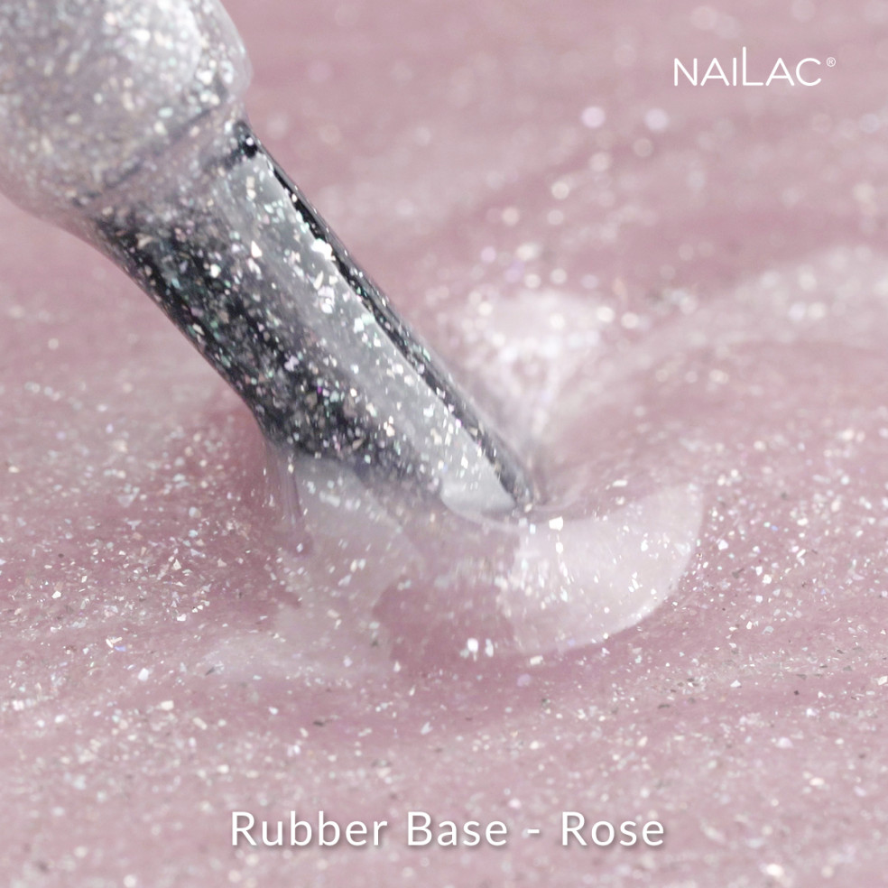 Rubber base Rose NaiLac 7ml