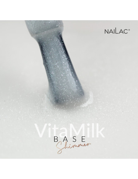 Baza hybrydowa VitaMilk Base Shimmer NaiLac 7ml