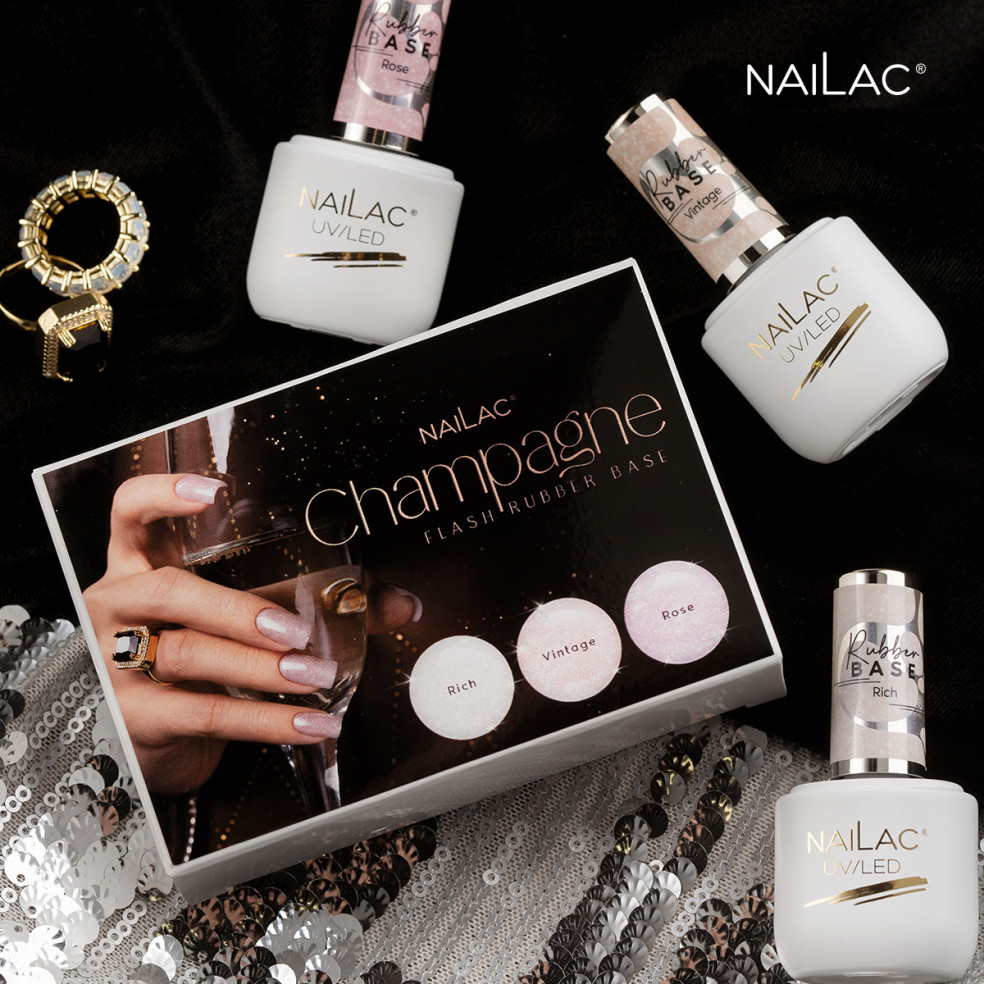 Rubber Bases Champagne Set
