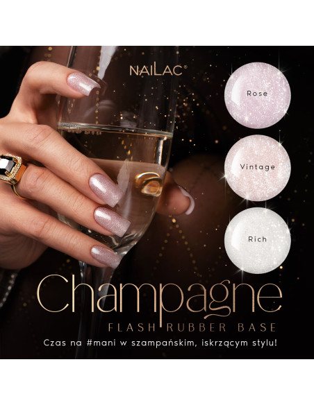 Rubber Bases Champagne Set