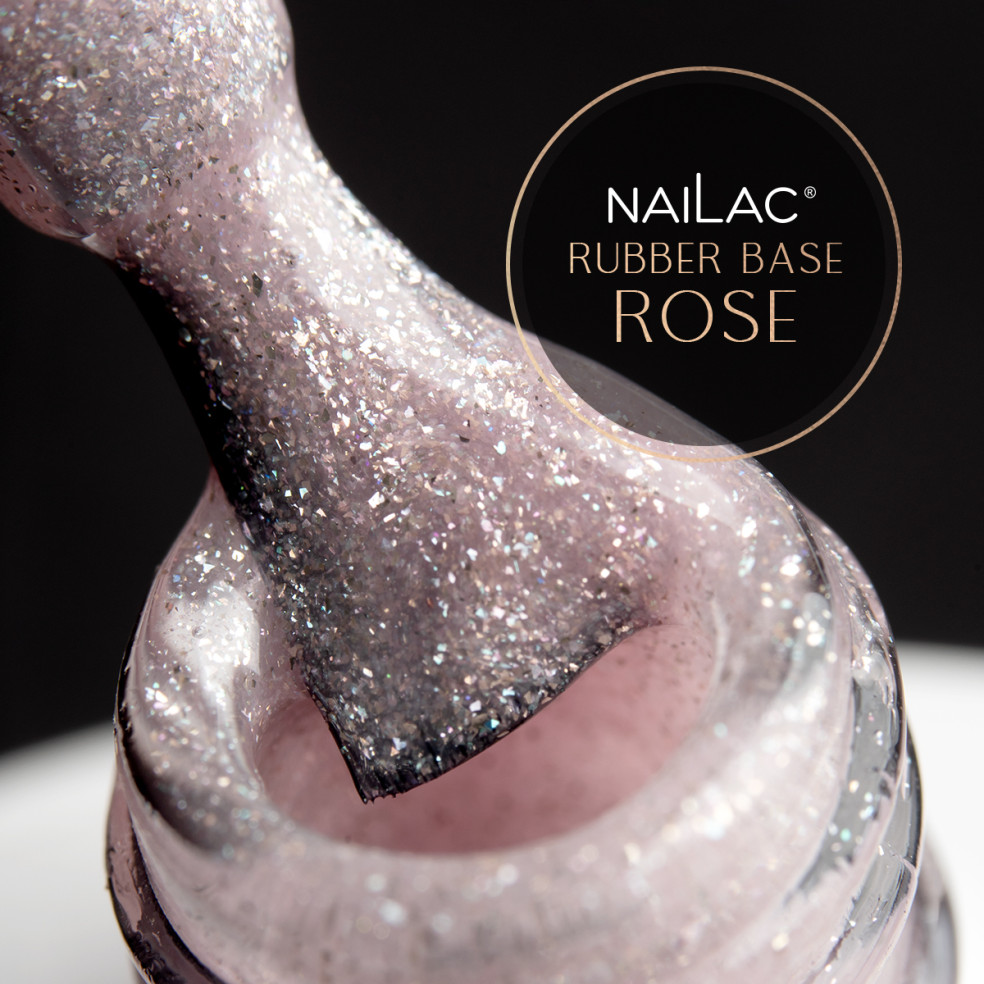 Rubber base Rose NaiLac 7ml