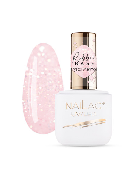 Rubber Base Crystal Mermaid NaiLac 7ml