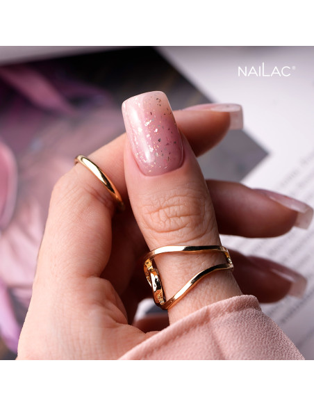 Baza kauczukowa Glammy Base Powder&Rouge NaiLac 7ml