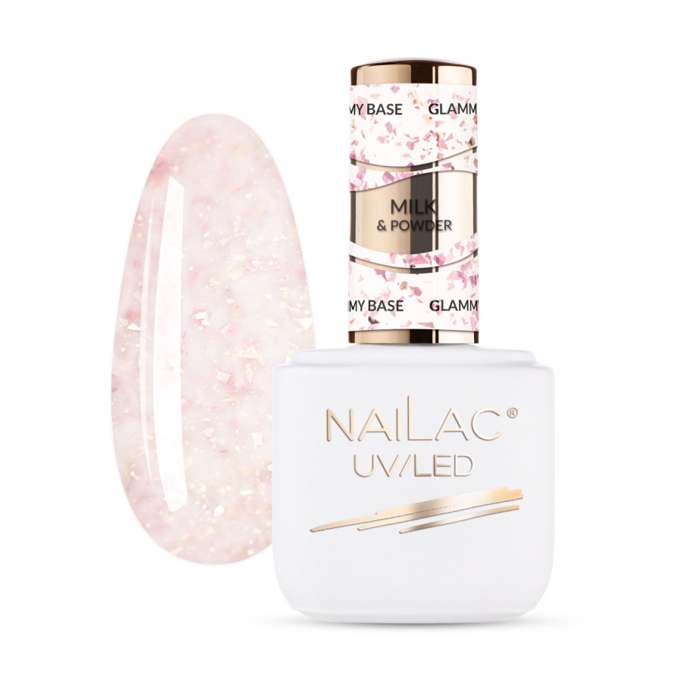 Baza kauczukowa Glammy Base Milk&Powder NaiLac 7ml