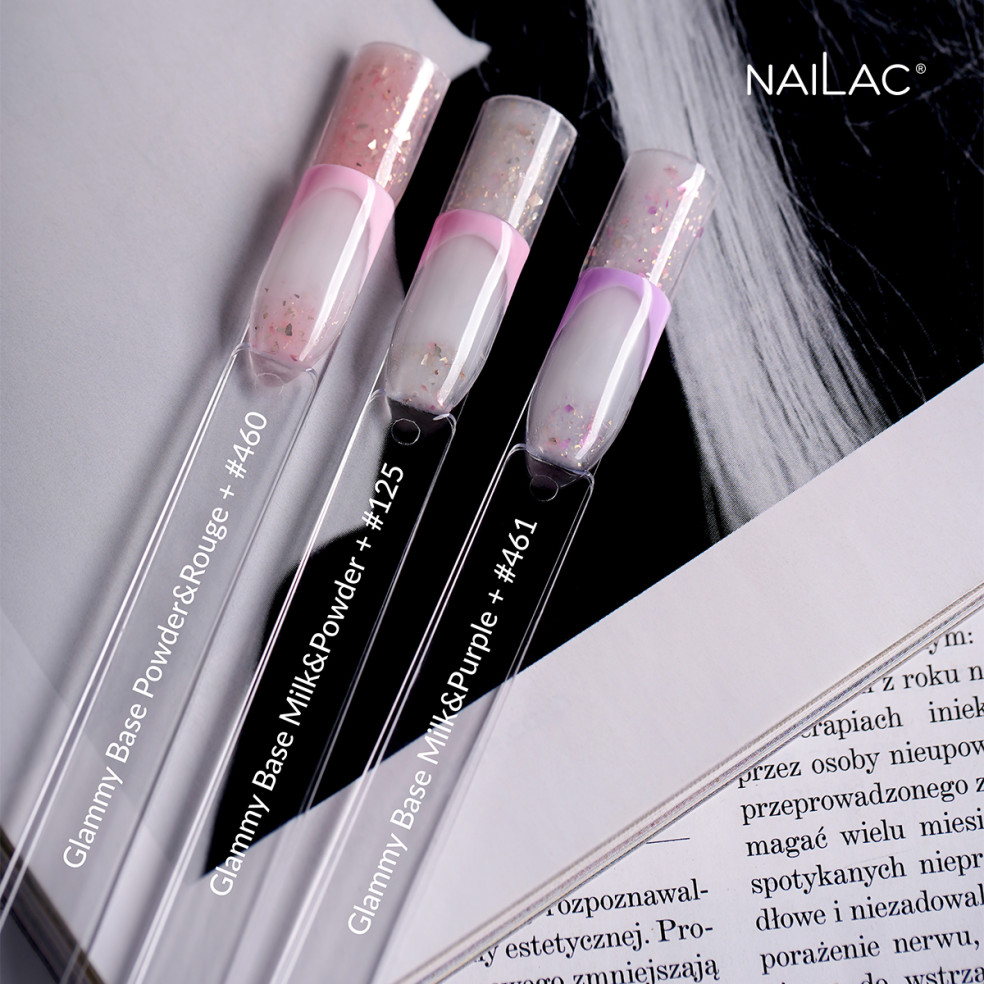 Rubber Base Glammy Base Milk&Powder...