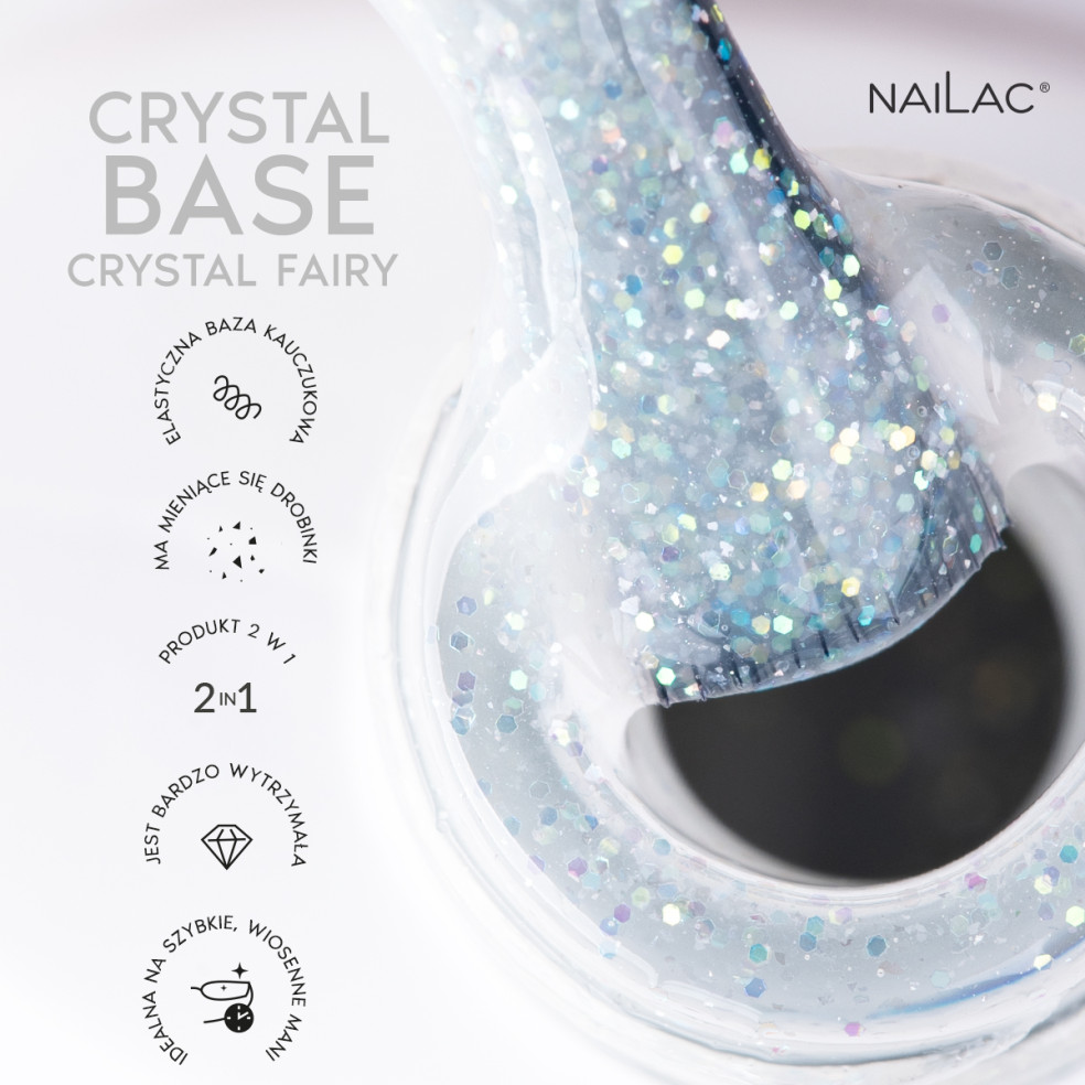 Baza kauczukowa Crystal Fairy NaiLac 7ml