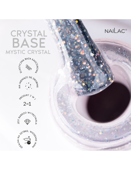 Rubber Base Mystic Crystal NaiLac 7ml