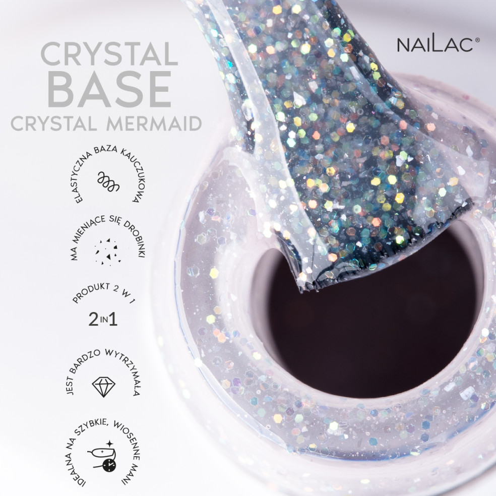 Baza kauczukowa Crystal Mermaid NaiLac 7ml