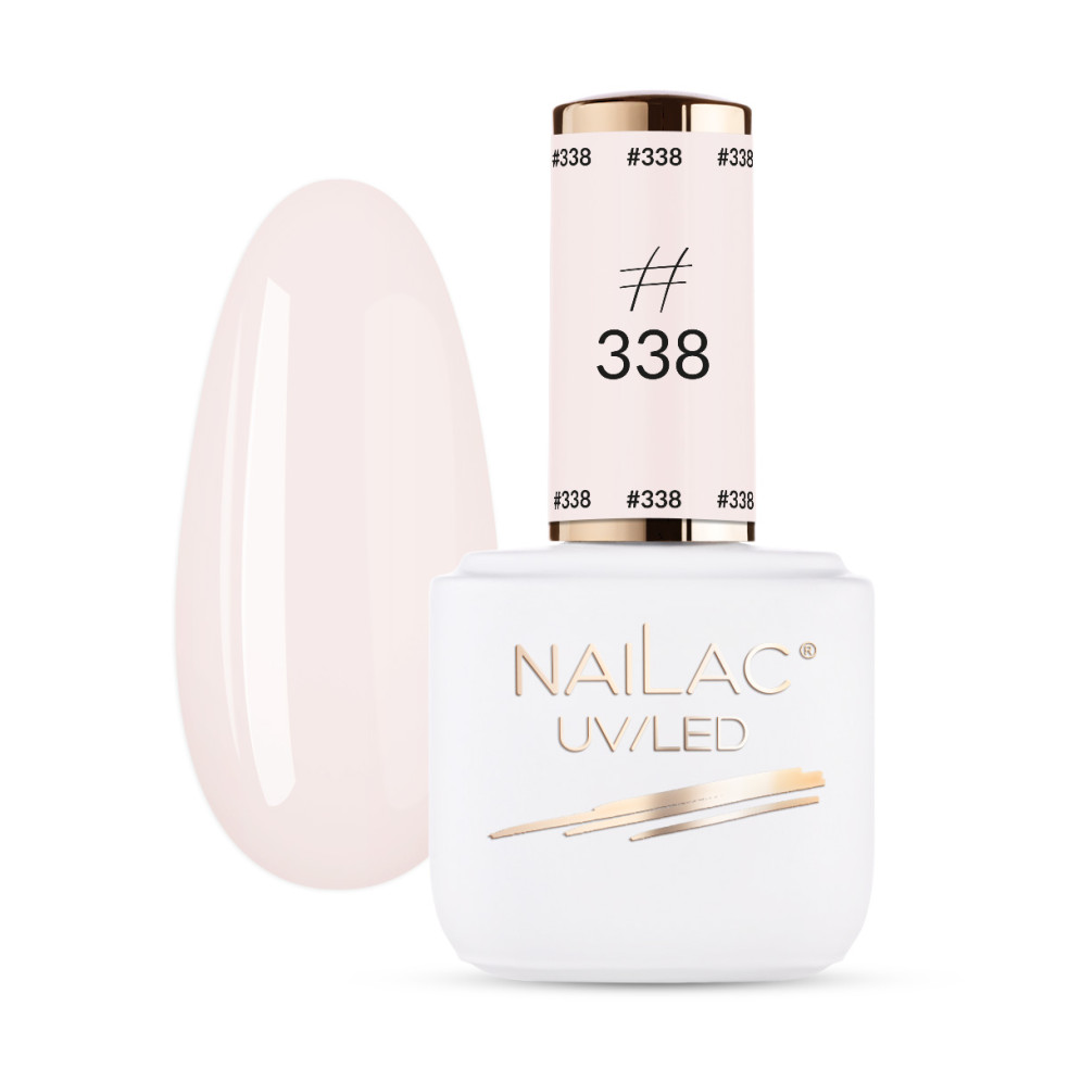 #338 Hybrid polish NaiLac 7ml - Expiration date 06/2024
