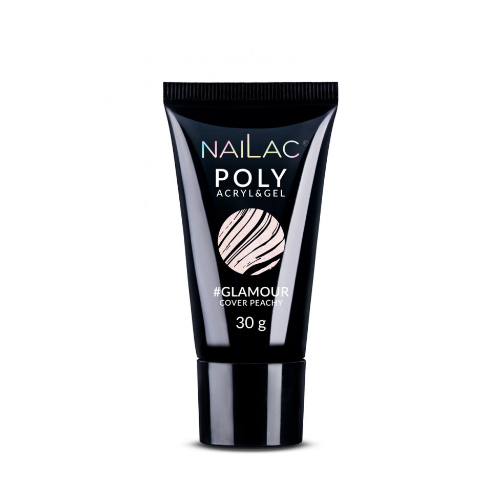 Poly Acryl&Gel #Glamour Cover Peachy NaiLac - Expiration date 07/2024