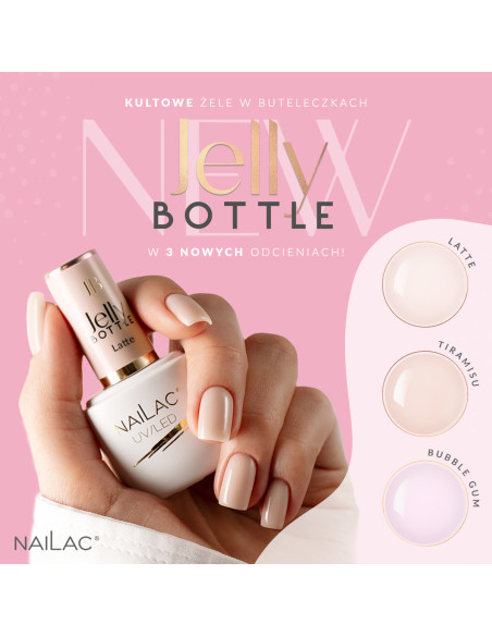 Jelly Bottle Latte NaiLac 7ml