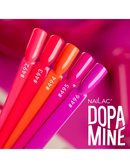 Paleta neonowych róży z kolekcji Dopamine Paleta neonowych róży z kolekcji Dopamine