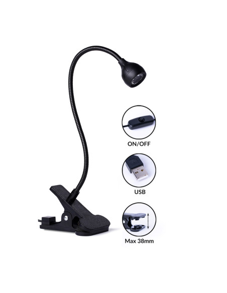 5W LED desk lamp - Black