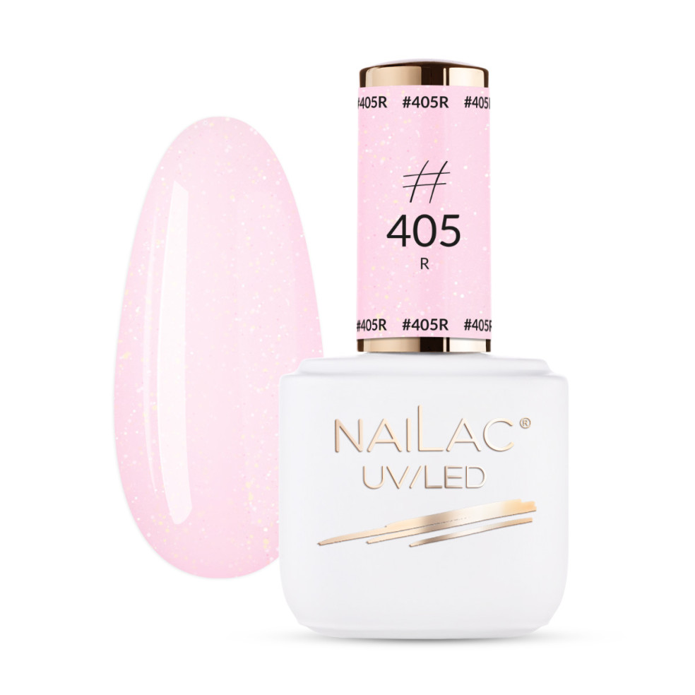 #405R Rubber nail polish NaiLac 7ml - Expiration date 01/2025