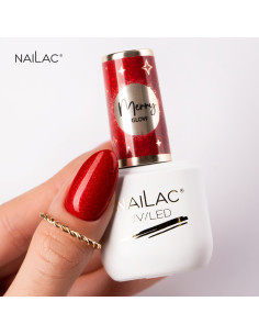 Lakier hybrydowy Merry Glow NaiLac 7ml NaiLac - 1 2