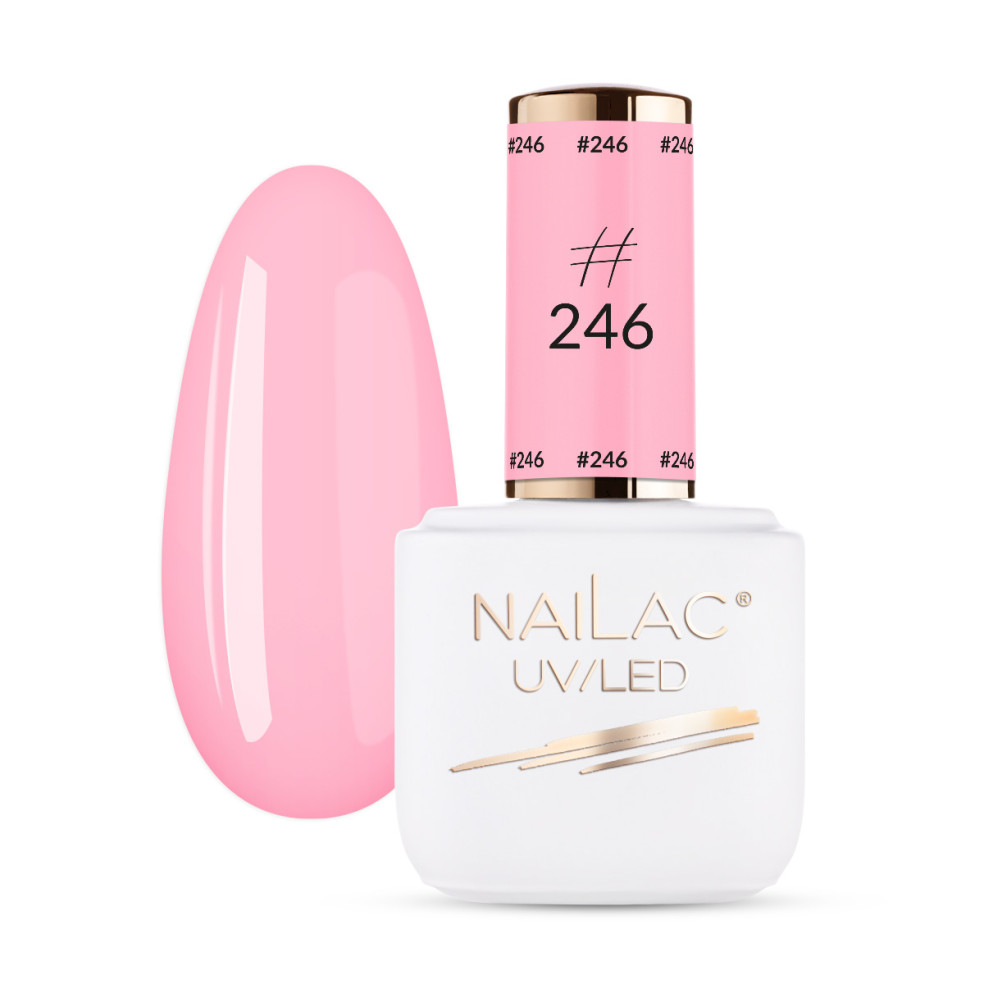 #246 Hybrid polish NaiLac 7ml - Expiration date 04/2025