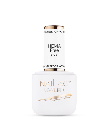 Hema Free Hybrid top coat - No Wipe NaiLac 7ml