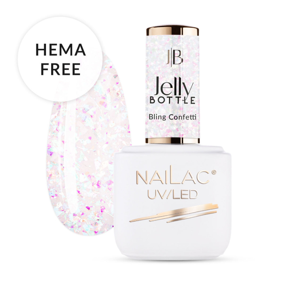 Żel w butelce Jelly Bottle Bling Confetti NaiLac 7ml
