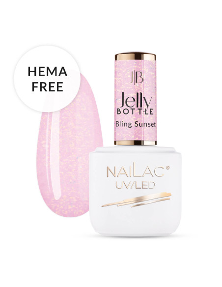 Jelly Bottle Bling Sunset NaiLac 7ml