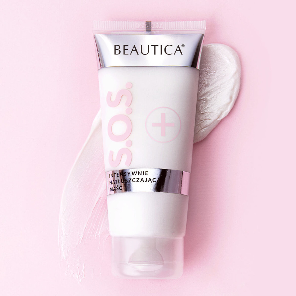 Próbka maści S.O.S - Intensywnie natłuszczająca maść z perłową poświatą - saszetka 3g BEAUTICA - 2
