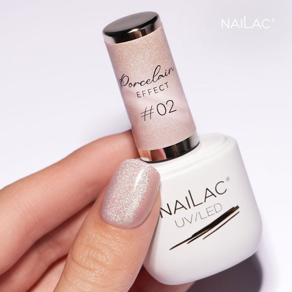 Hybrid polish Porcelain Effect #02 NaiLac 7ml NaiLac - 8 Hybrid polish Porcelain Effect #02 NaiLac 7ml NaiLac - 8