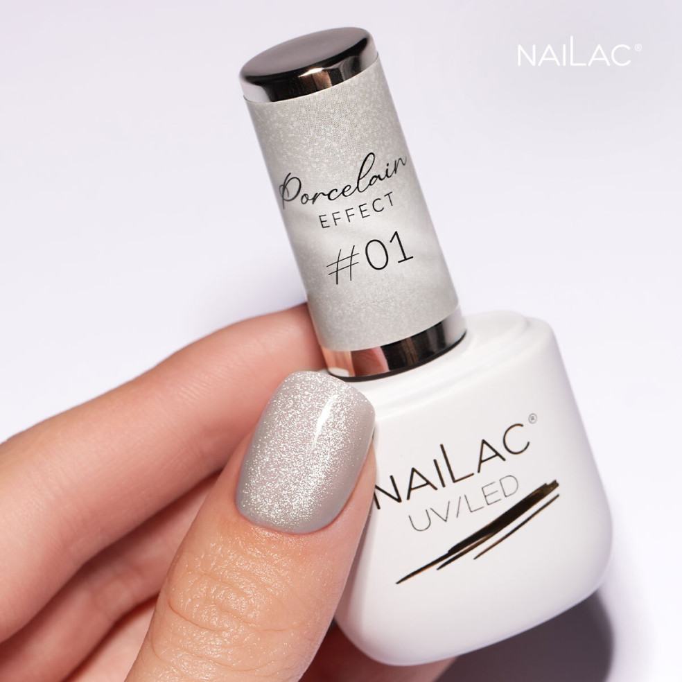 Hybrid polish Porcelain Effect #01 NaiLac 7ml NaiLac - 6