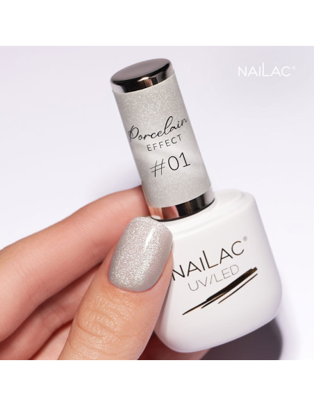 Hybrid polish Porcelain Effect #01 NaiLac 7ml NaiLac - 6