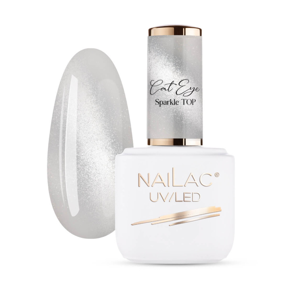 Hybrid top coat Cat Eye Sparkle Top NaiLac 7ml