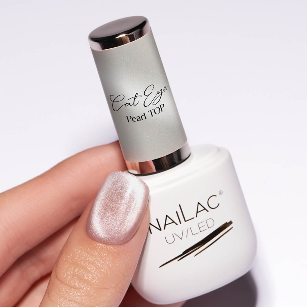 Hybrid top coat Cat Eye Pearl NaiLac 7ml