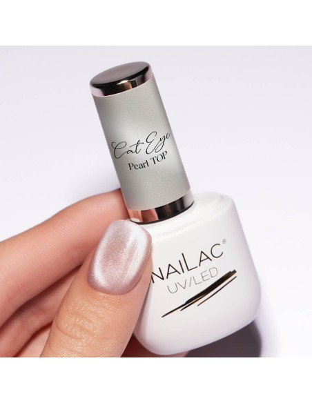Hybrid top coat Cat Eye Pearl NaiLac 7ml