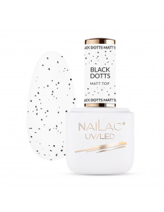Top hybrydowy Black Dotts Matt TOP NaiLac 7ml NaiLac - 6