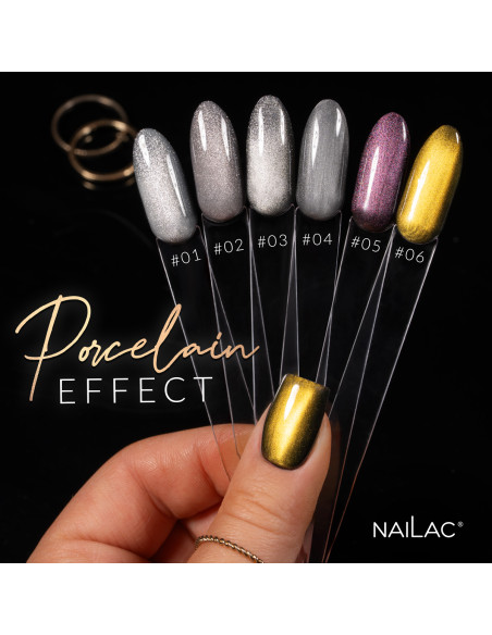 Lakier hybrydowy Porcelain Effect #01 NaiLac 7ml