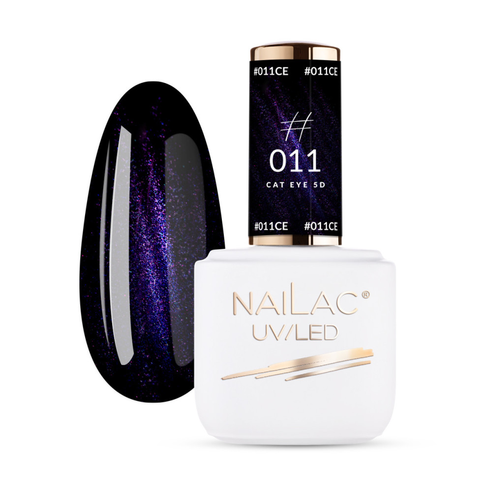 Lakier hybrydowy Cat Eye 5D #011 NaiLac 7ml NaiLac - 1