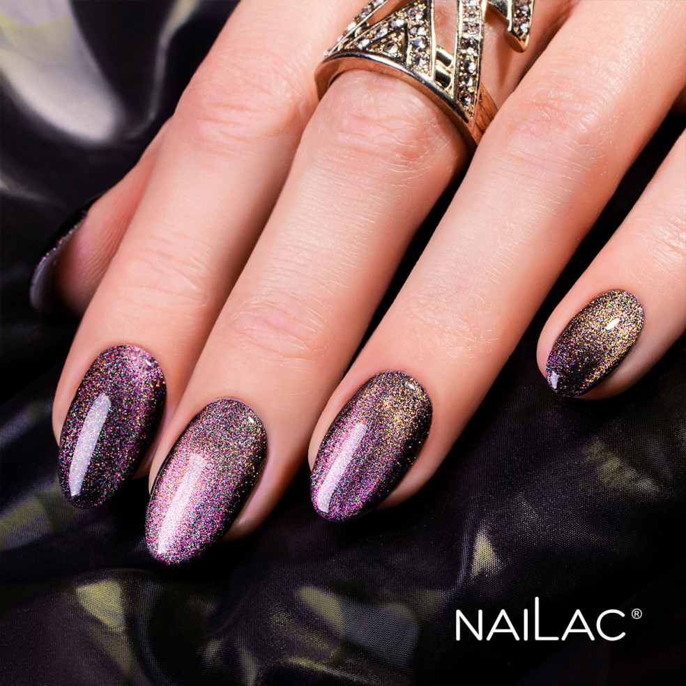 Lakier hybrydowy Cat Eye 5D #014 NaiLac 7ml NaiLac - 2