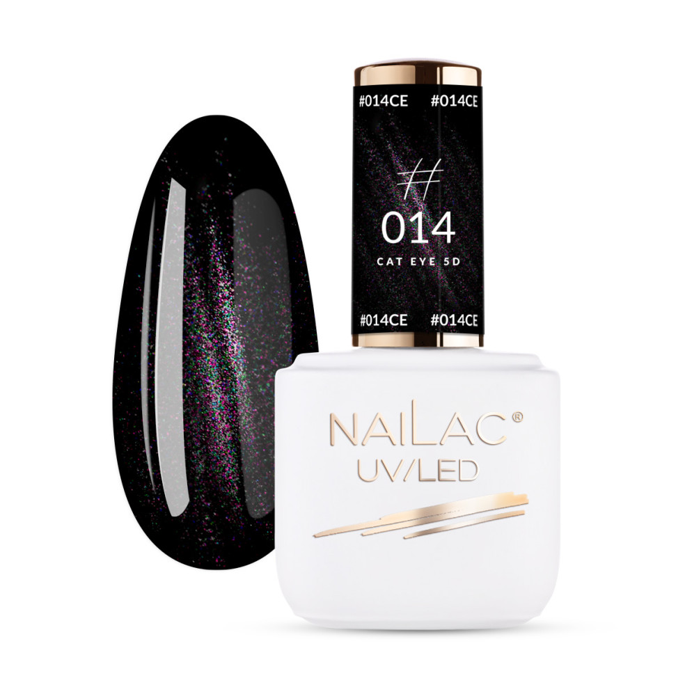 Lakier hybrydowy Cat Eye 5D #014 NaiLac 7ml NaiLac - 1