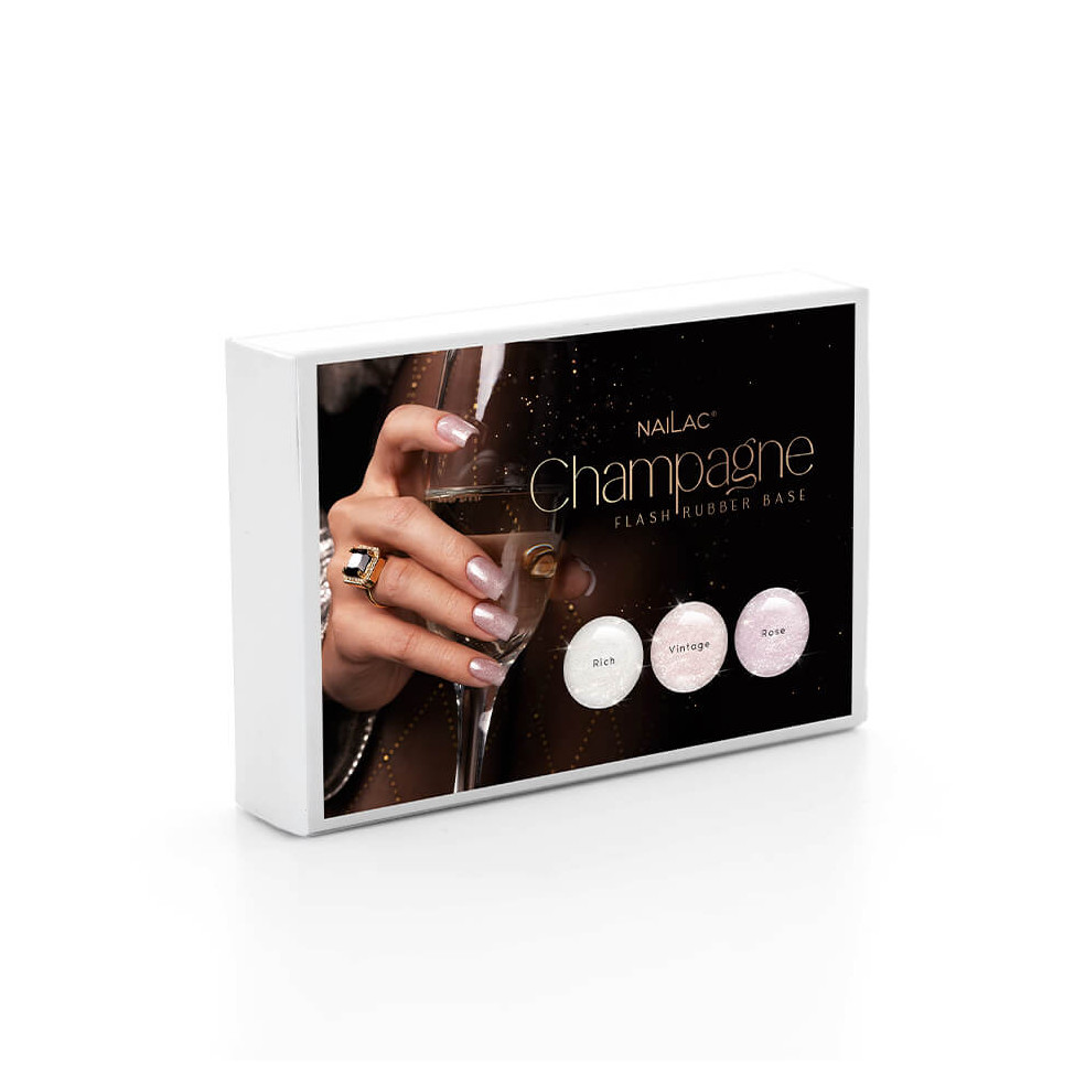 Rubber Bases Champagne Set