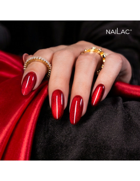 Hybrid polish Porcelain Effect #09 - RED Editon NaiLac 7ml