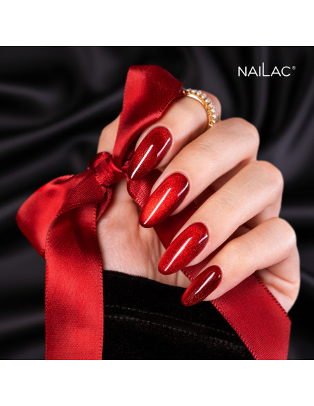 Hybrid polish Porcelain Effect #09 - RED Editon NaiLac 7ml