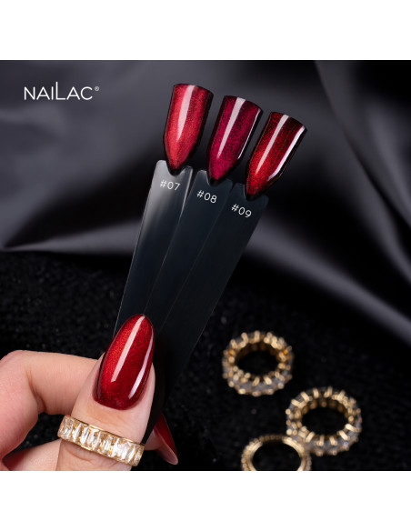 Hybrid polish Porcelain Effect #07 - RED Edition NaiLac 7ml